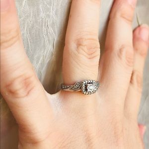 925 sterling sliver infinite engagement ring!